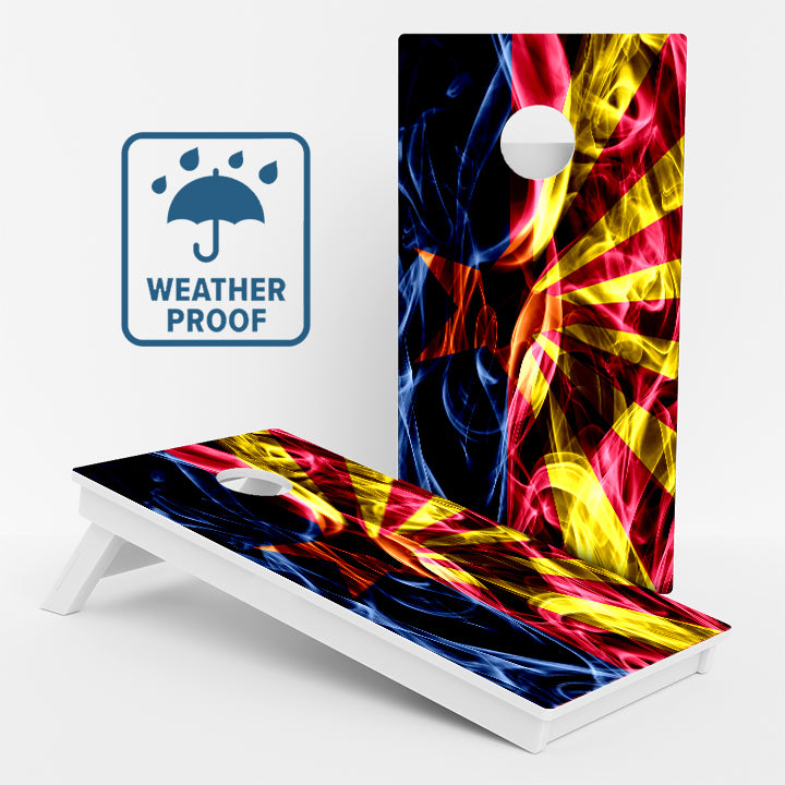 Arizona Flag Weather Proof Cornhole Boards