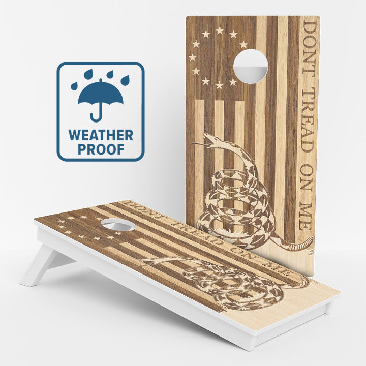 Don't Tread On Me Weather Proof Cornhole Boards