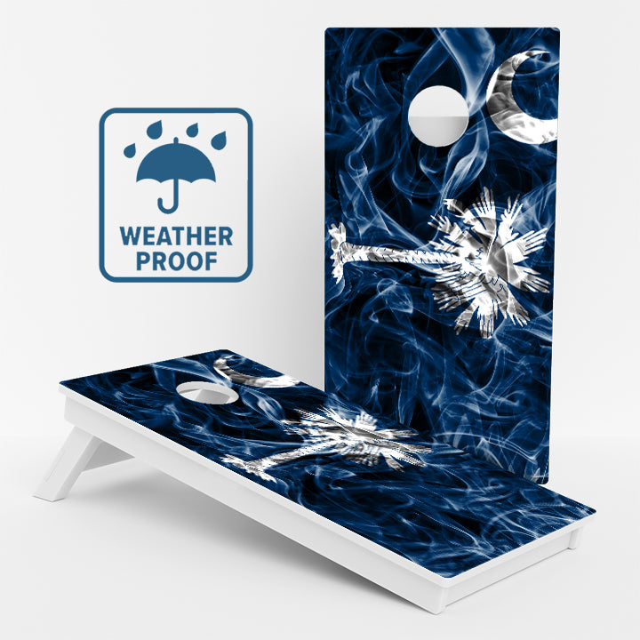 South Carolina Flag Weather Proof Cornhole Boards