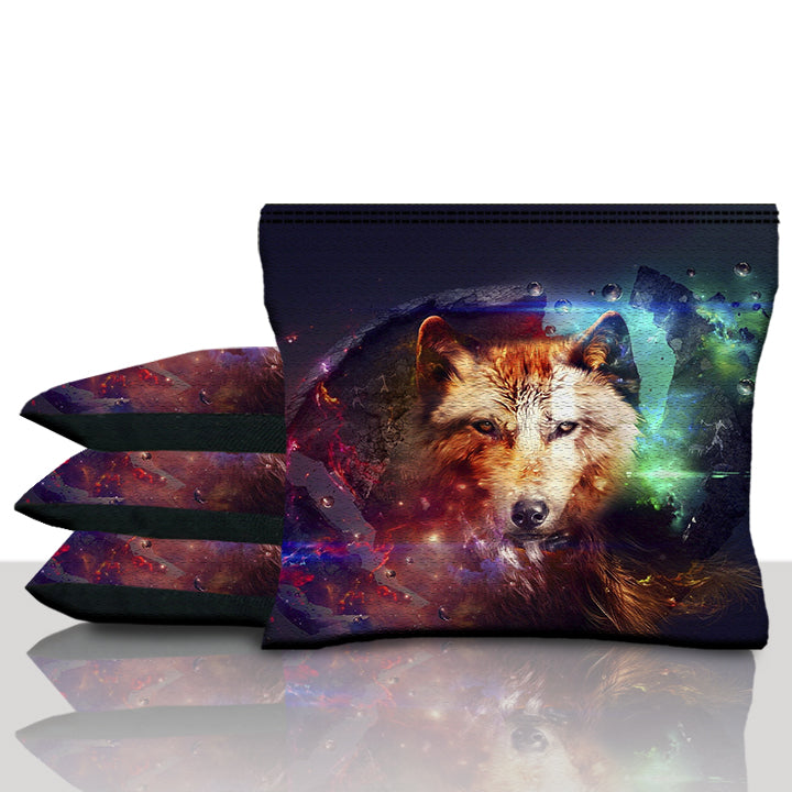 Earth Wolf Cornhole Bags