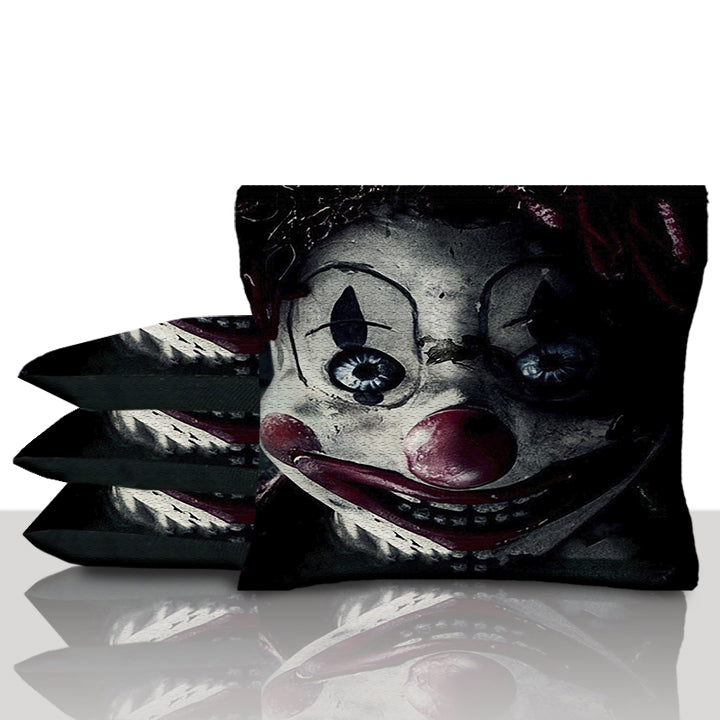 Crazy Clown Cornhole Bags