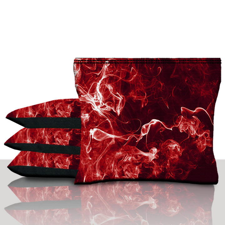 Red Smoke Cornhole Bags