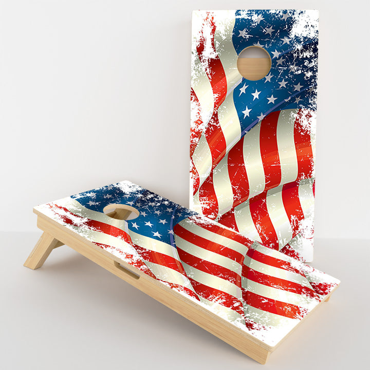 American Flag Professional Cornhole Boards