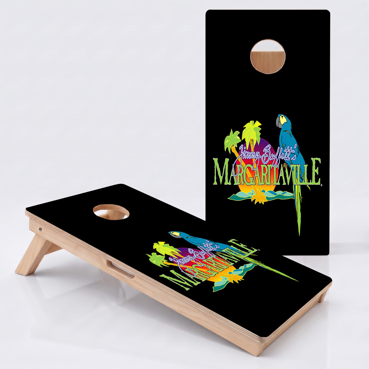 Margaritaville Jimmy Buffet Professional Cornhole Board.