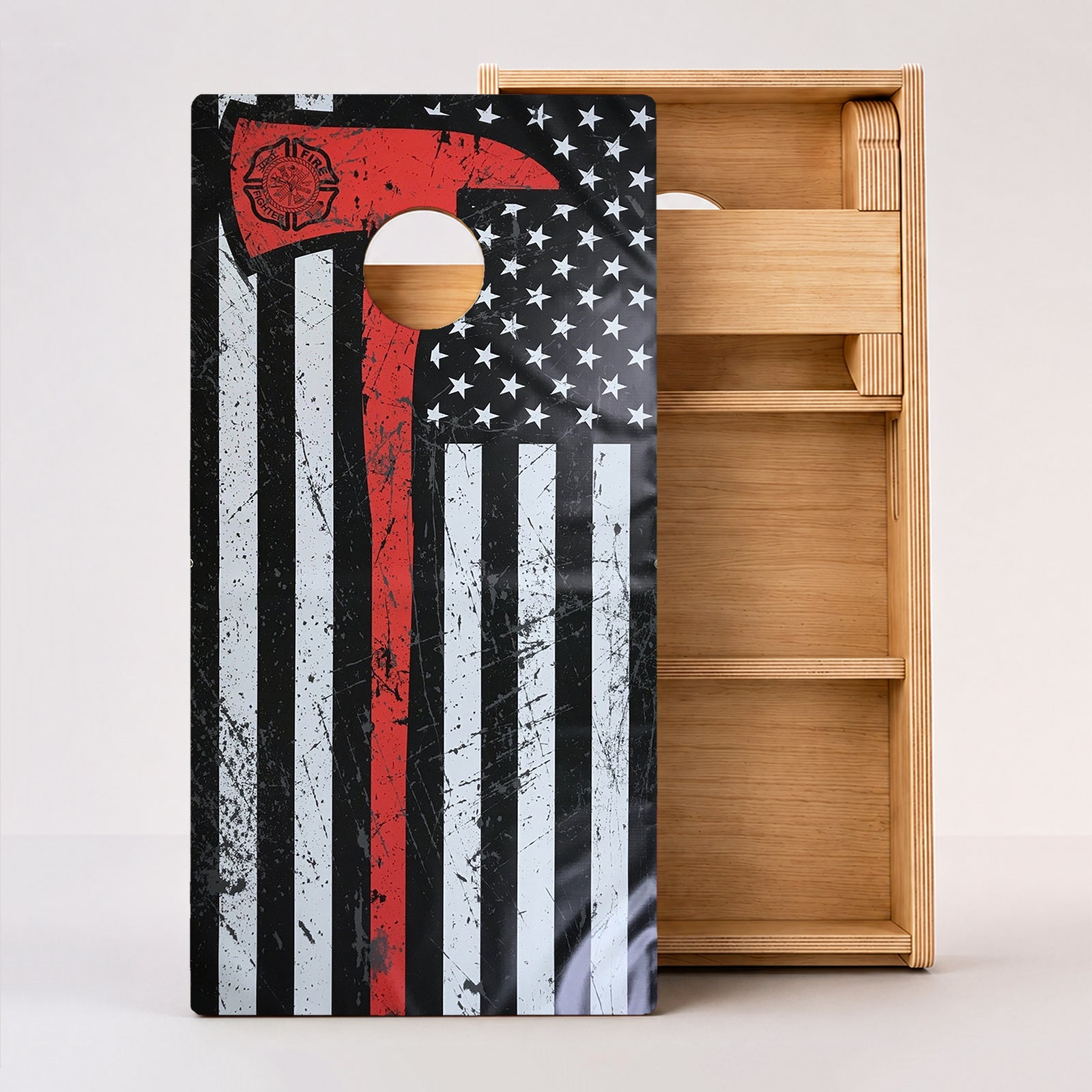 Thin Red Line Axe Professional Cornhole Boards