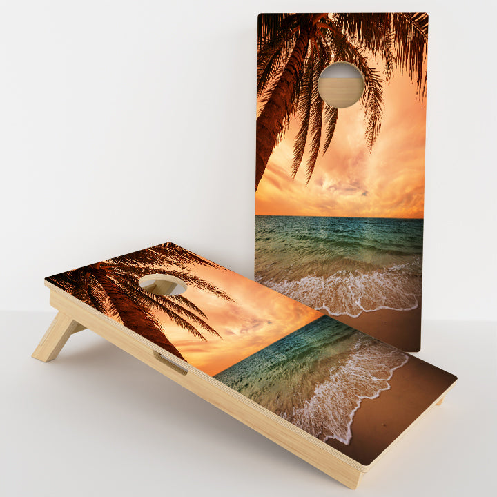 Beach Paradise Professional Cornhole Boards