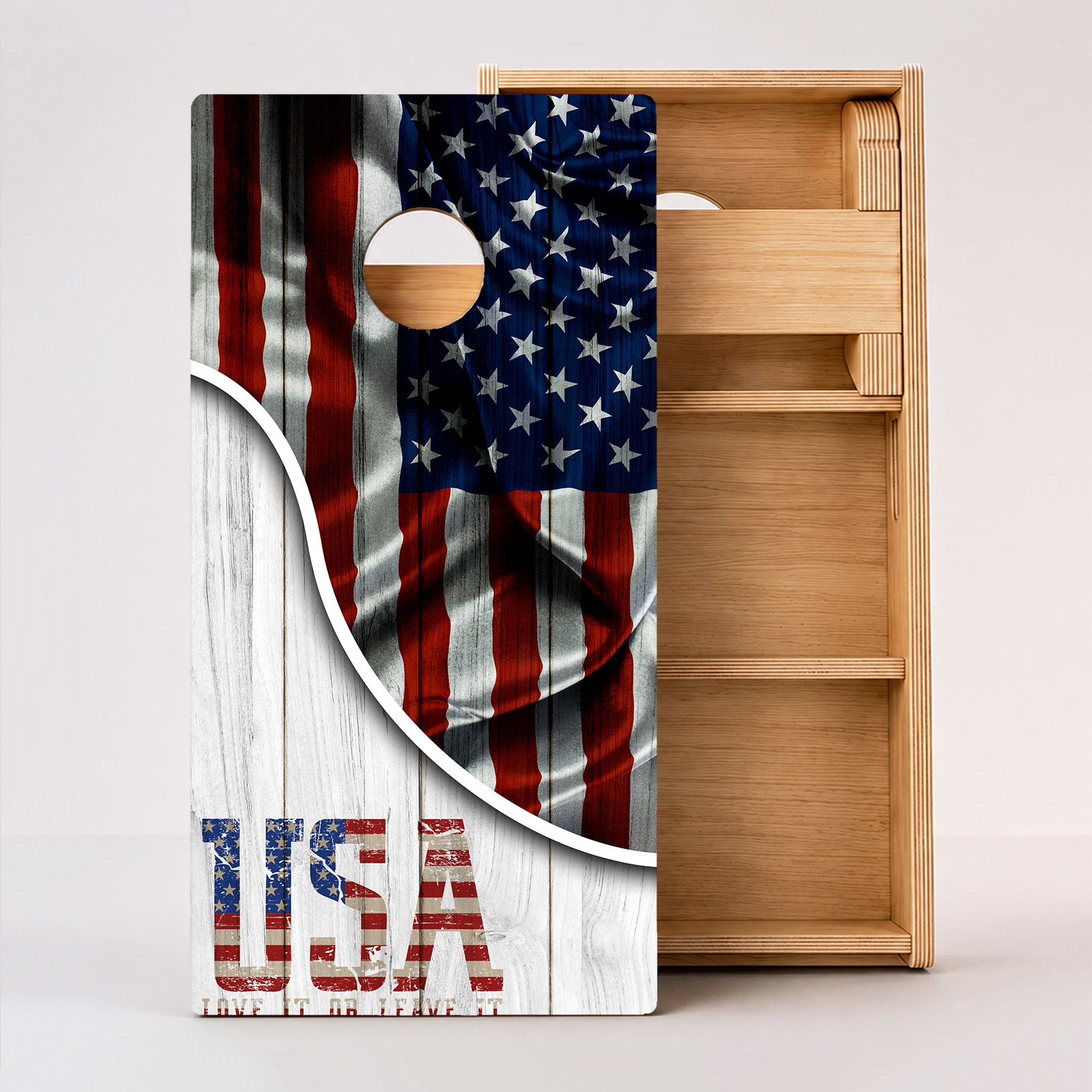 USA Love It Or Leave It Professional Cornhole Boards