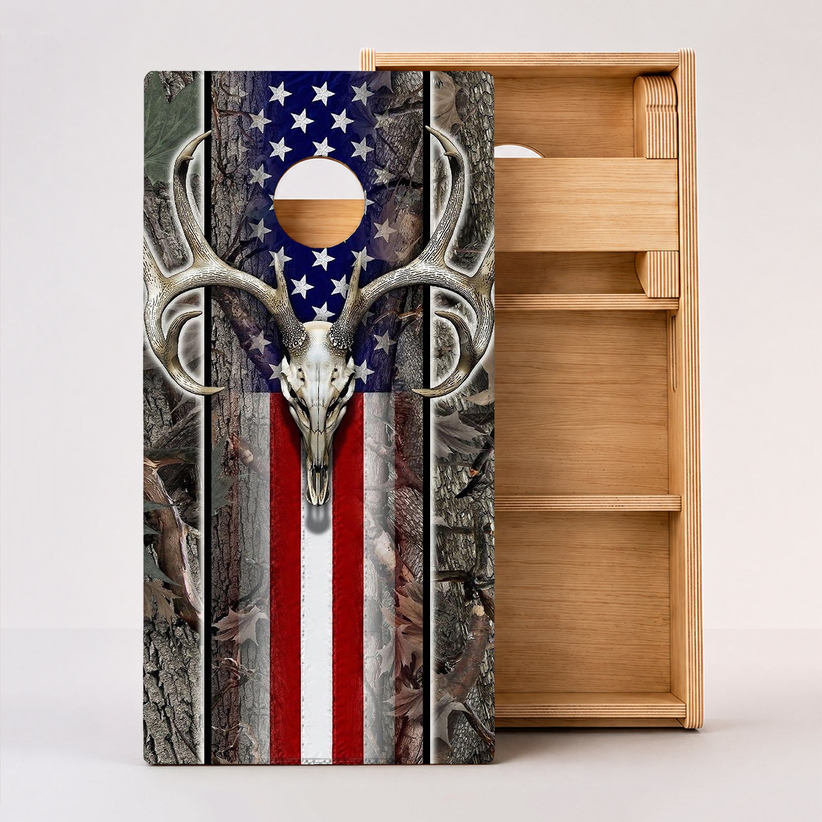 Hunting American Flag Professional Cornhole Boards
