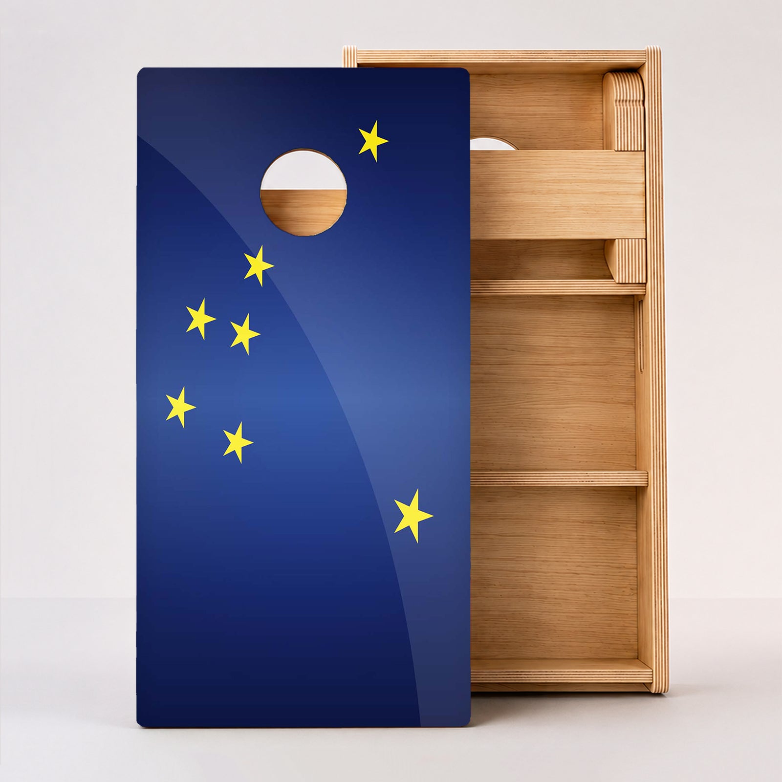 Alaska Flag Professional Cornhole Boards