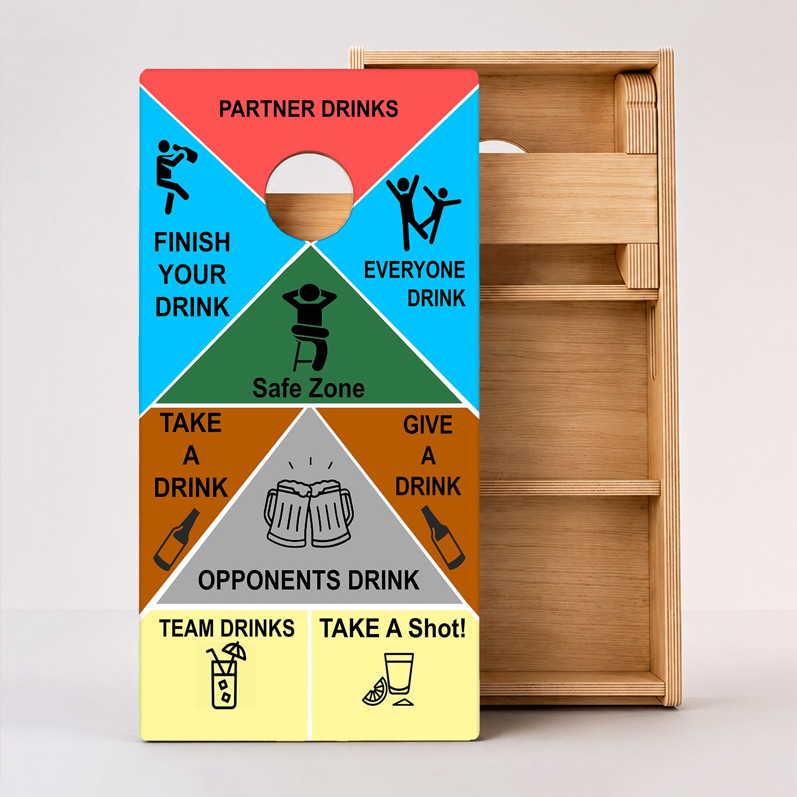 Drinking Game Professional Cornhole Boards