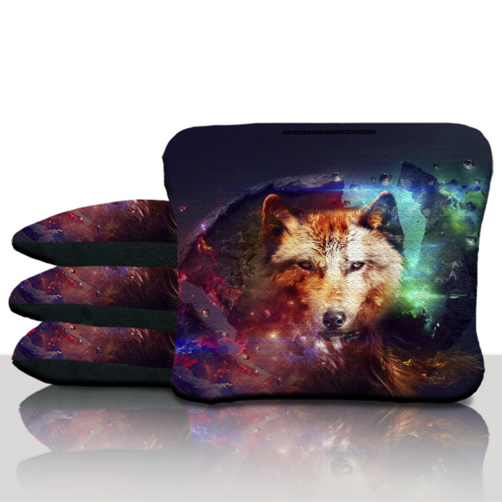 Earth Wolf Cornhole Bags