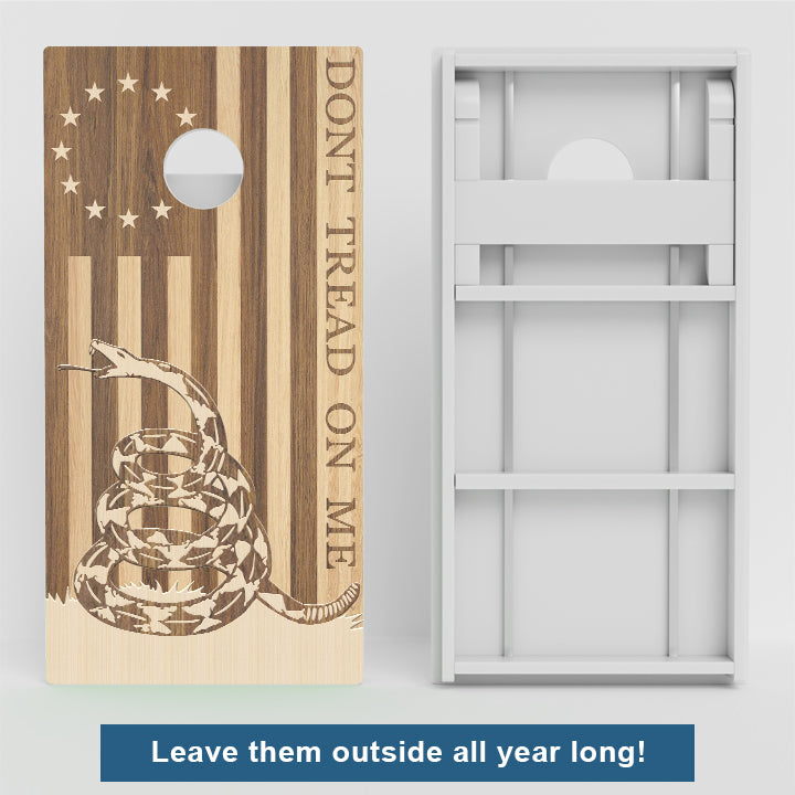 Don't Tread On Me Weather Proof Cornhole Boards