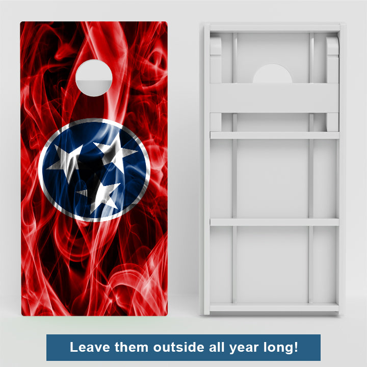 Tennessee Flag Weather Proof Cornhole Boards