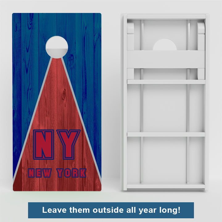 New York Football Weather Proof Cornhole Boards