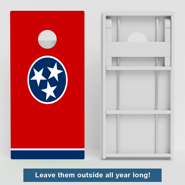 Tennessee Flag Weather Proof Cornhole Boards