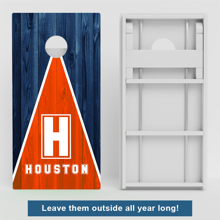 Houston Baseball Weather Proof Cornhole Boards