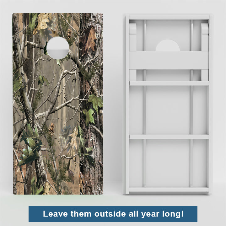 Hunters Camo Weather Proof Cornhole Boards