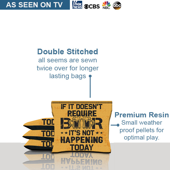 Beer Slogan Cornhole Bags
