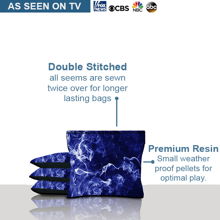 Blue Smoke Cornhole Bags