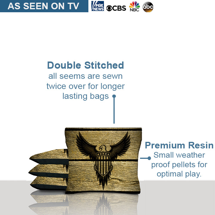 Patriotic Eagle Cornhole Bags