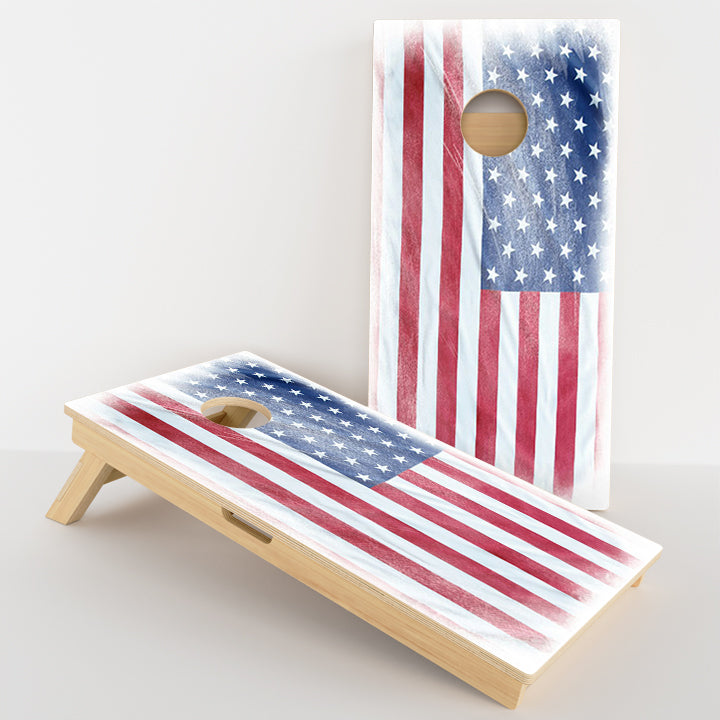 Murky American Flag Professional Cornhole Boards