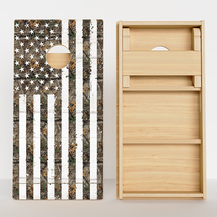 Hunters American Flag Professional Cornhole Boards