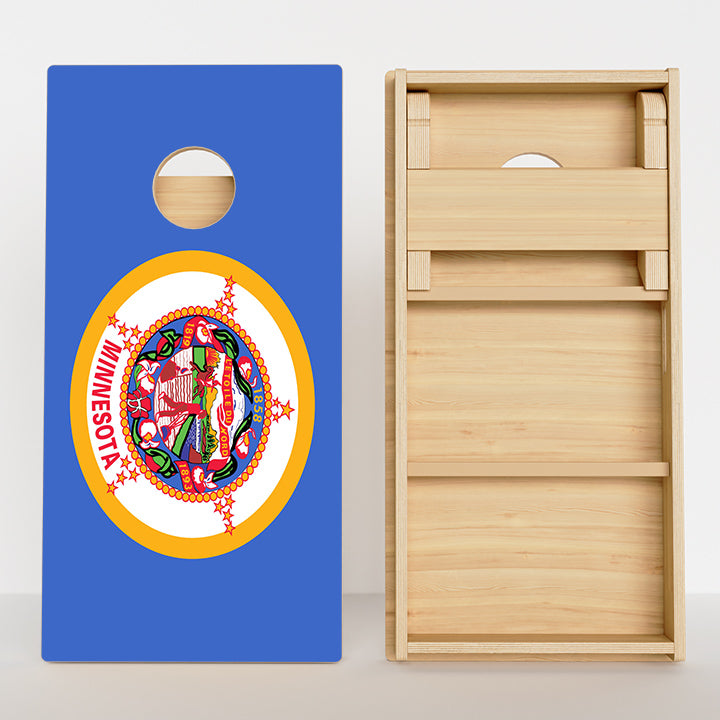 Minnesota Flag Professional Cornhole Boards