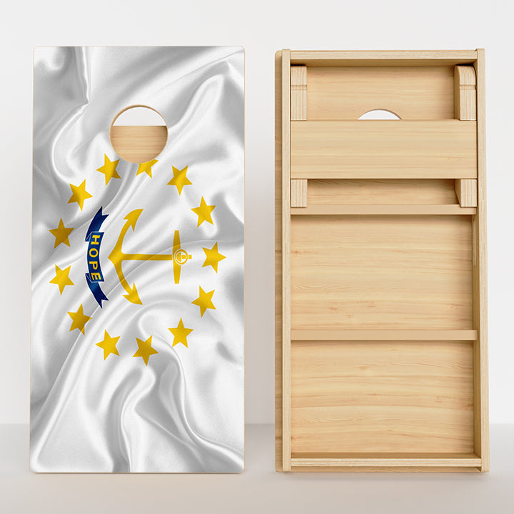 Rhode Island Flag Professional Cornhole Boards