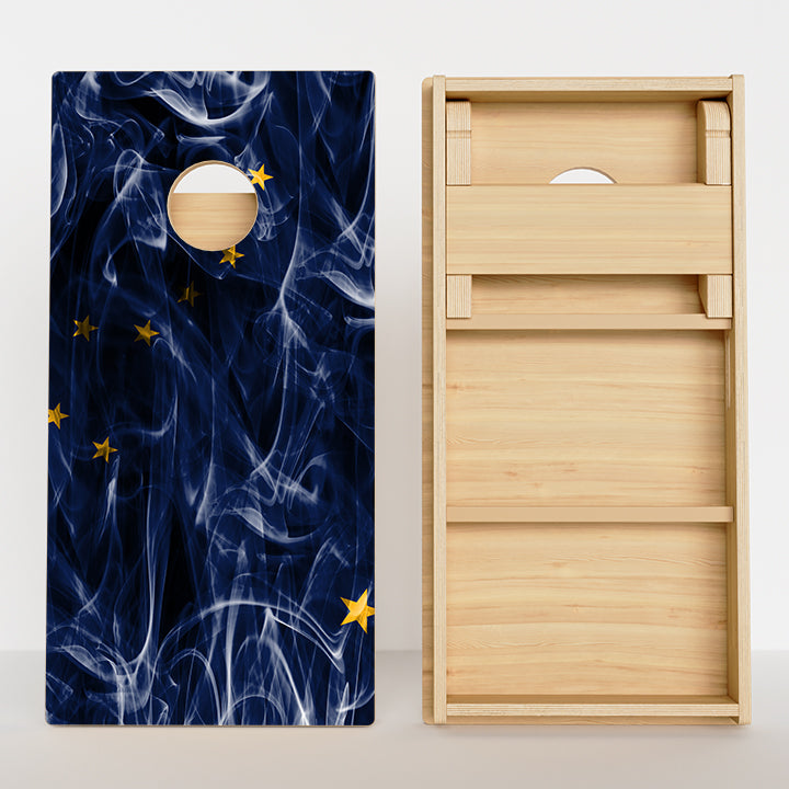 Alaska Flag Professional Cornhole Boards