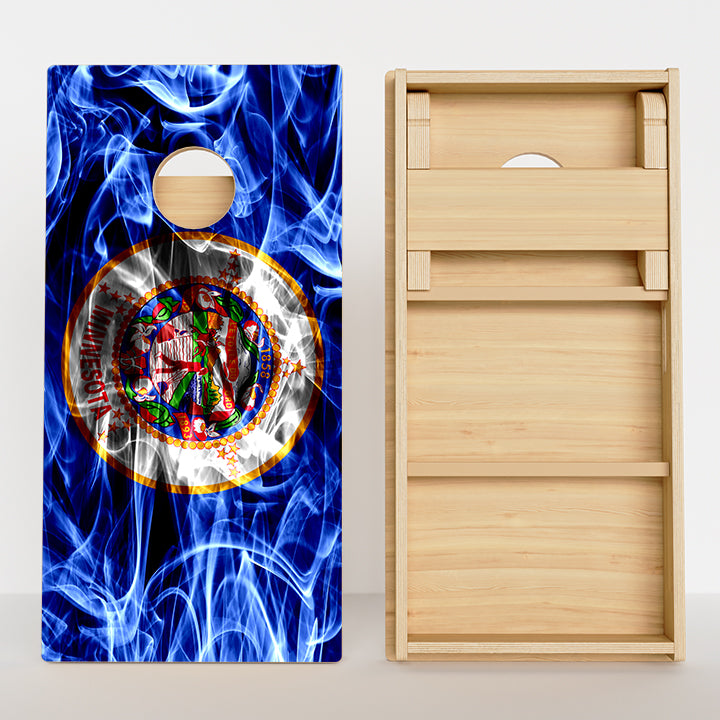 Minnesota Flag Professional Cornhole Boards