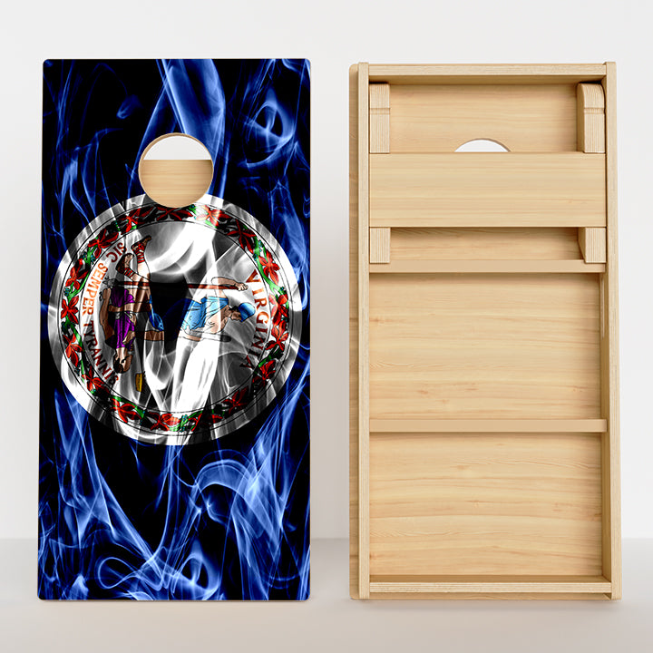 Virginia Flag Professional Cornhole Boards