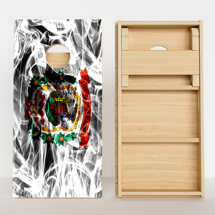 West Virginia Flag Professional Cornhole Boards