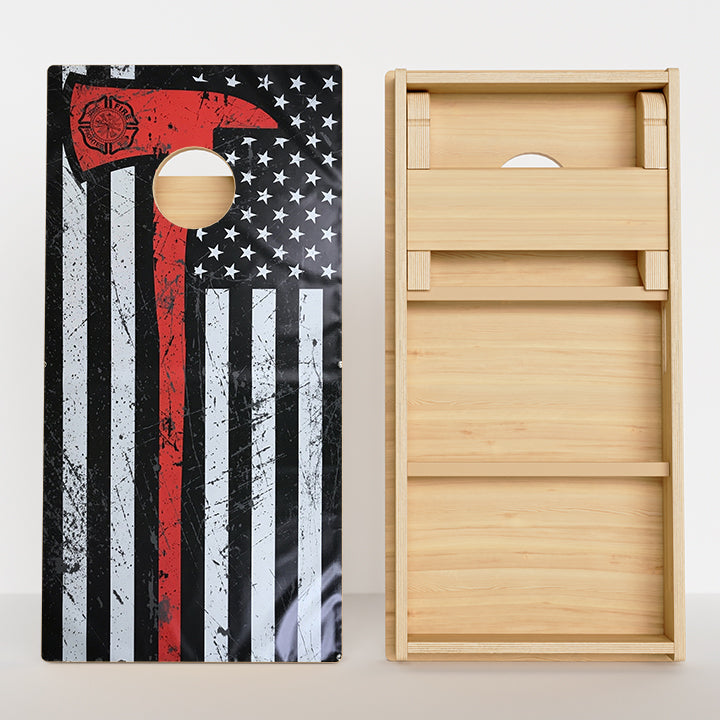 Thin Red Line Axe Professional Cornhole Boards