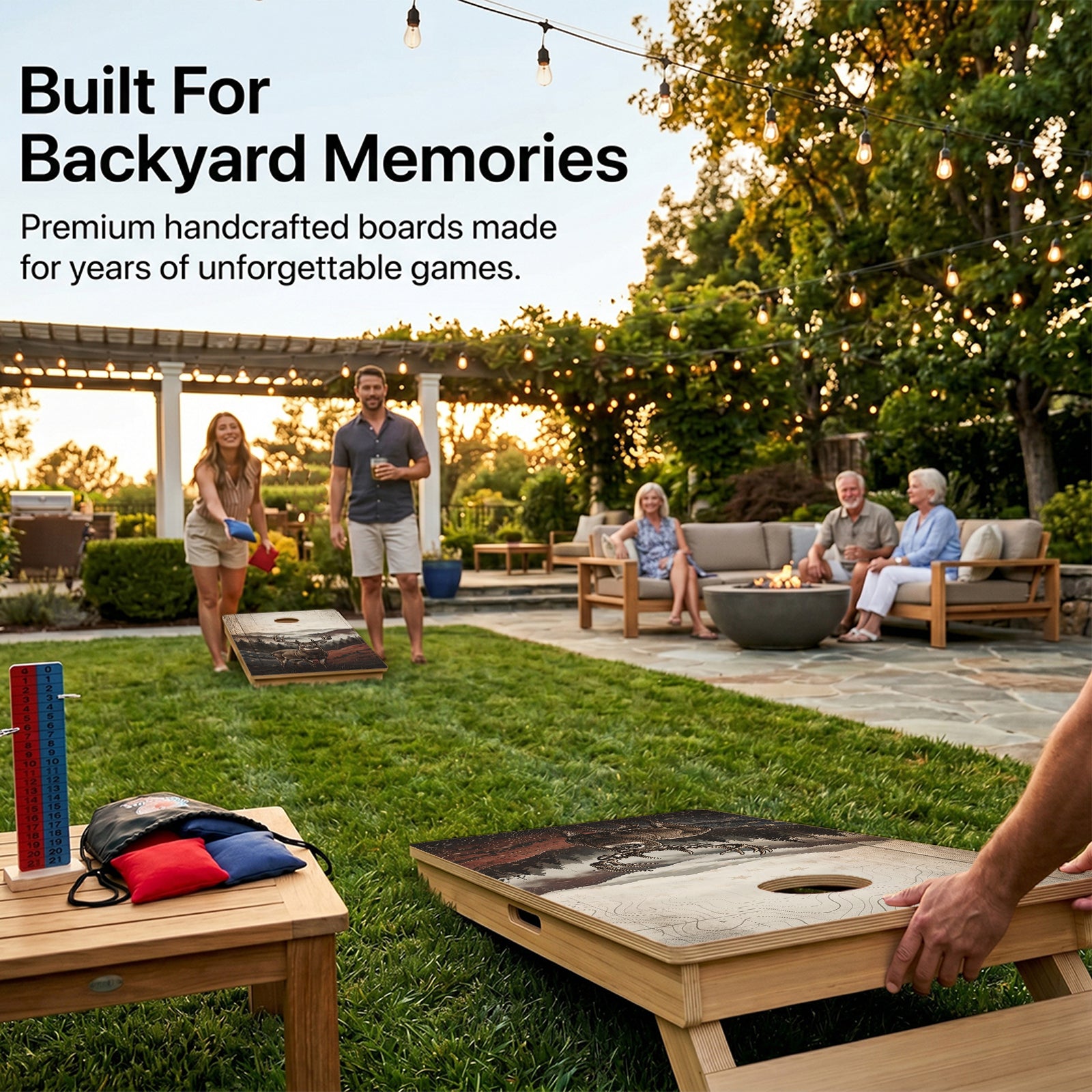 American Deer Professional Cornhole Boards