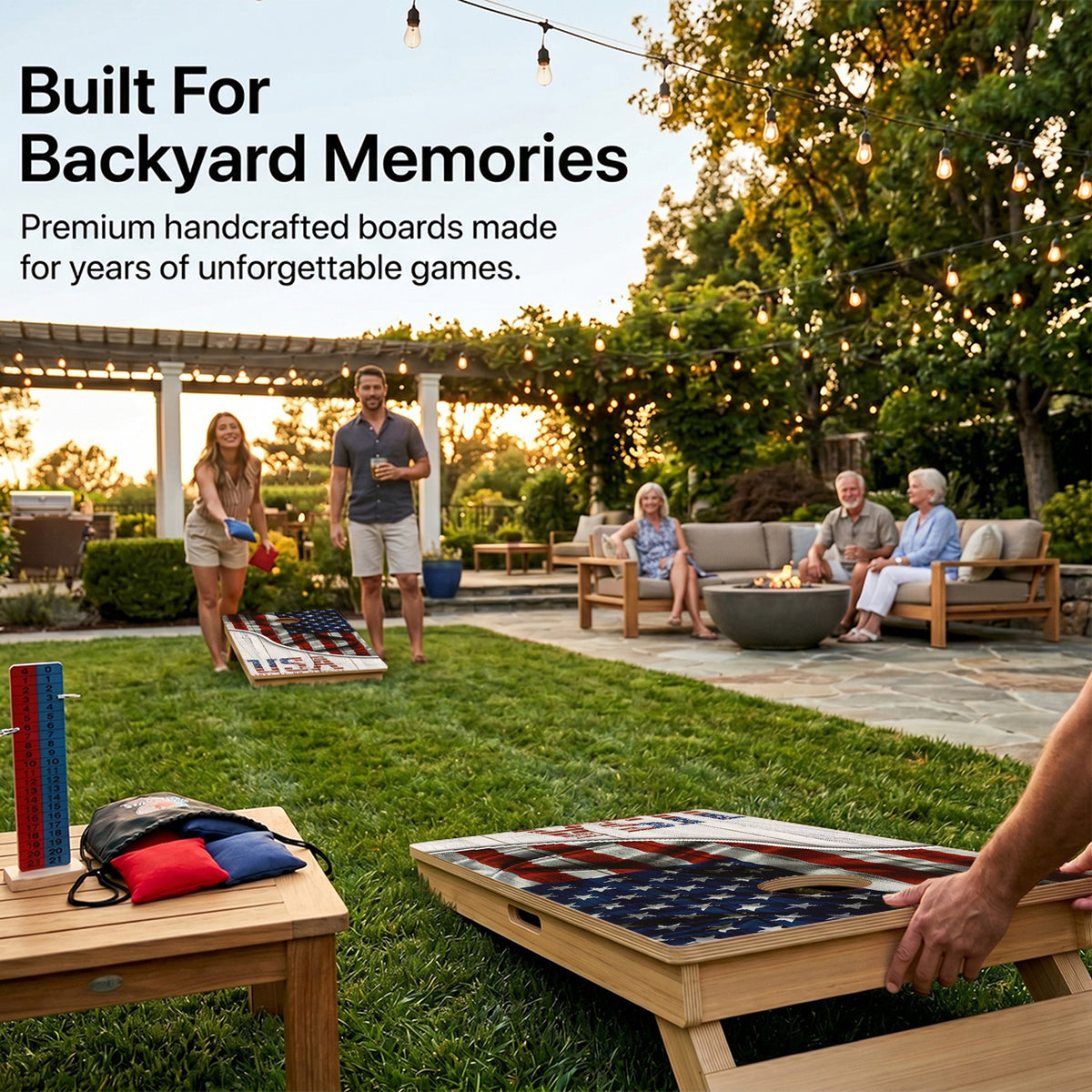 USA Love It Or Leave It Professional Cornhole Boards