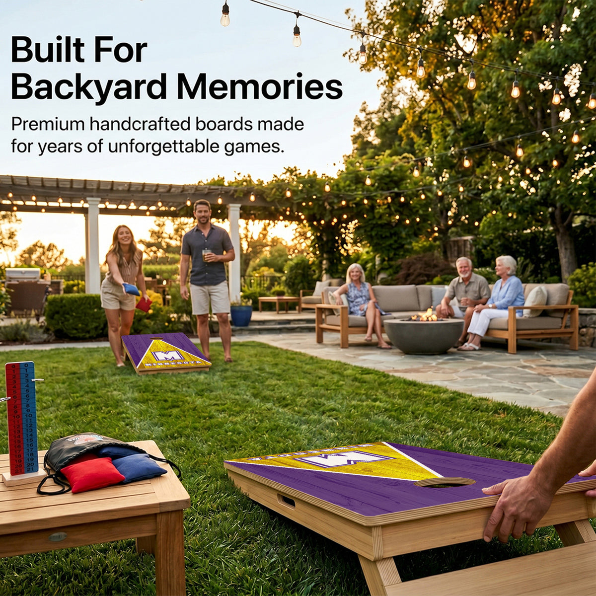 Minnesota Football Professional Cornhole Boards