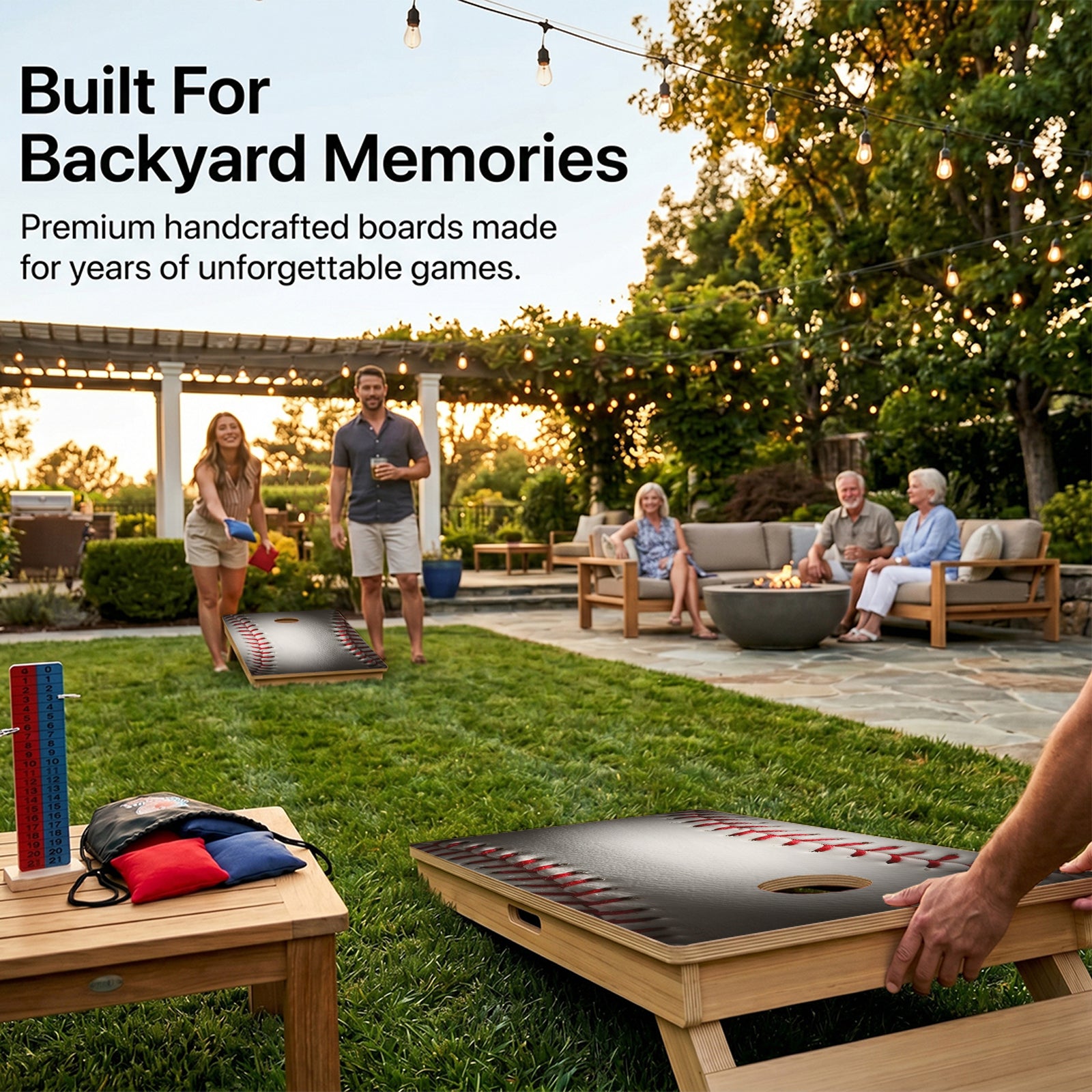 Baseball Professional Cornhole Boards