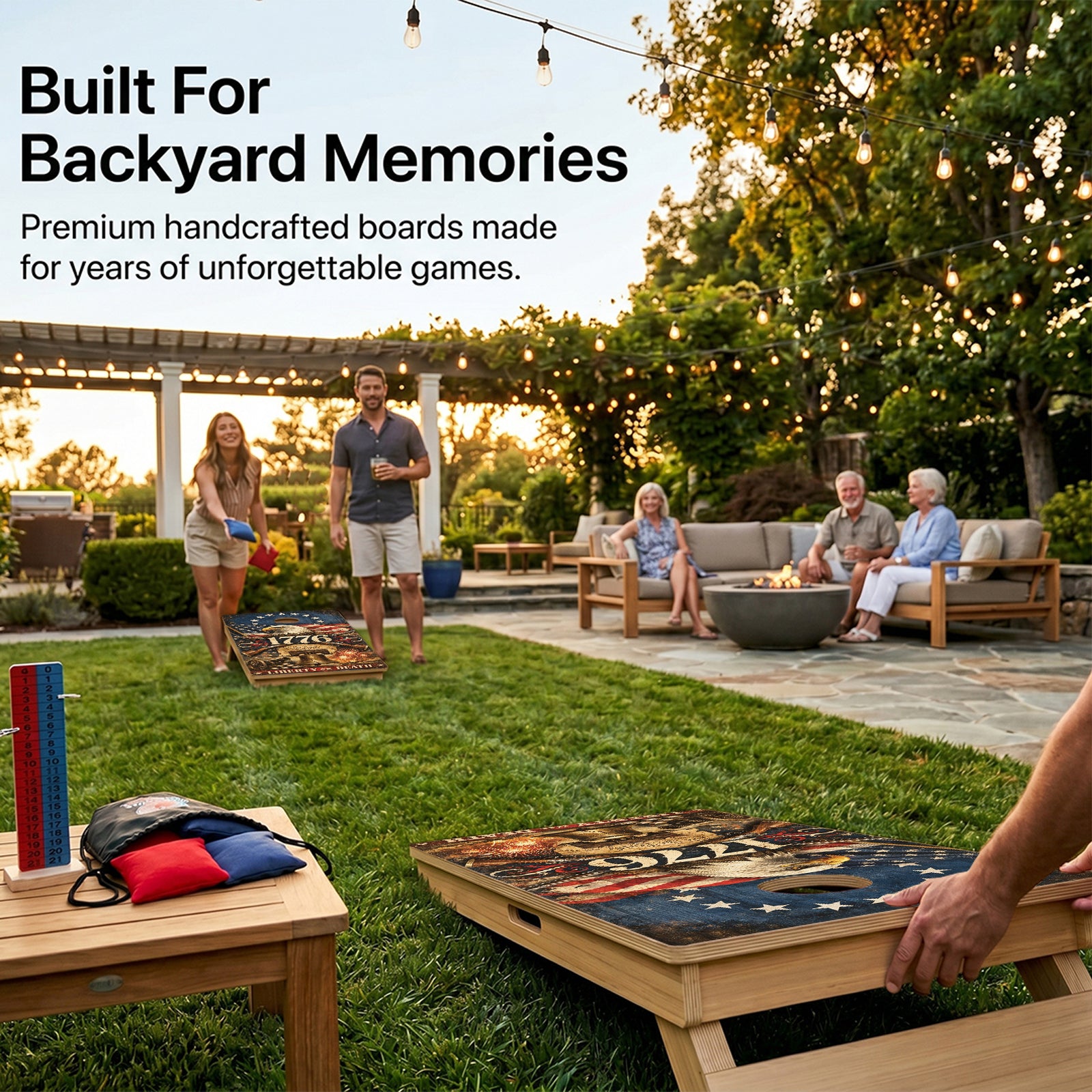 Liberty Or Death Professional Cornhole Boards