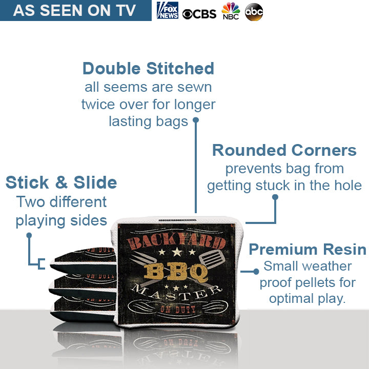 Backyard BBQ Cornhole Bags