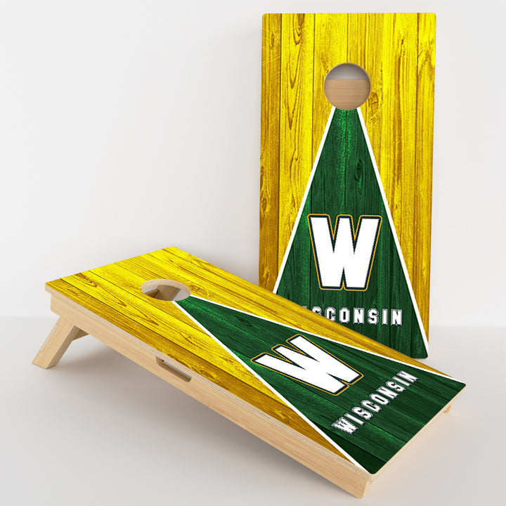 Wisconsin Football Professional Cornhole Boards