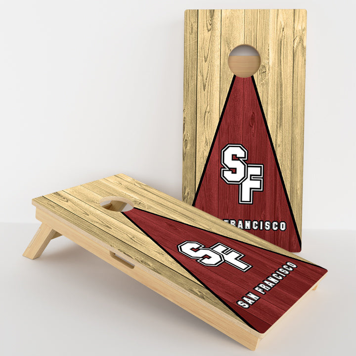 San Francisco Football Professional Cornhole Boards
