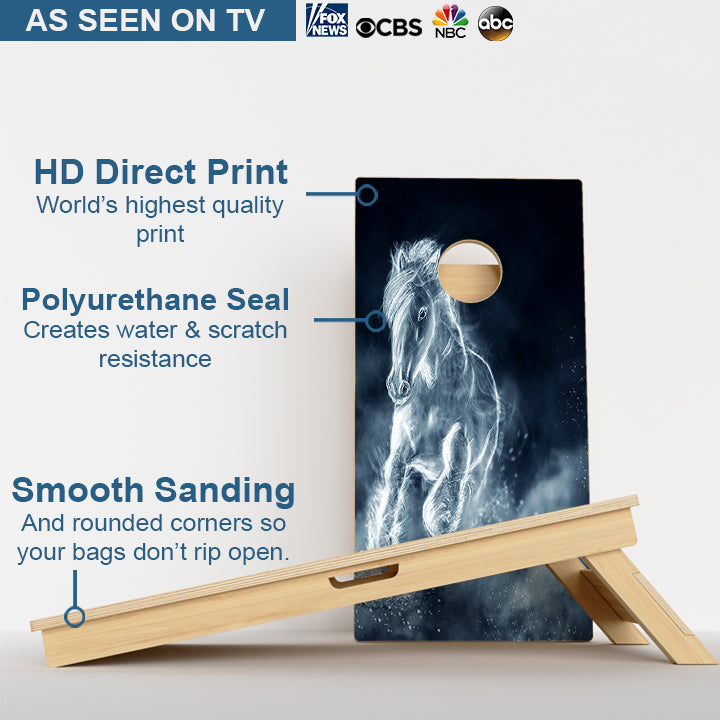 Ghost Horse Professional Cornhole Boards