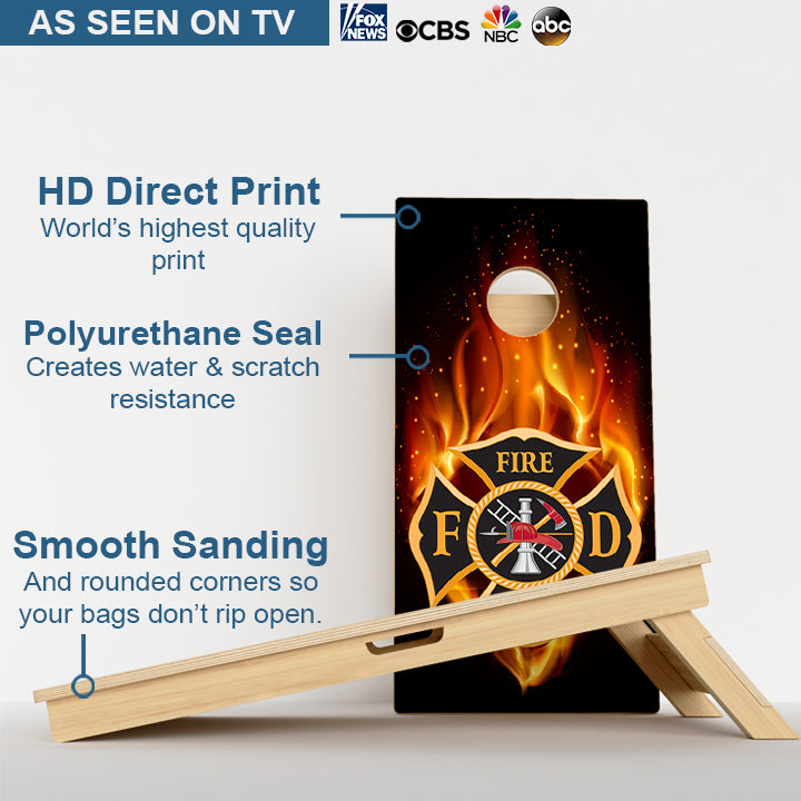 Fire Department Professional Cornhole Boards