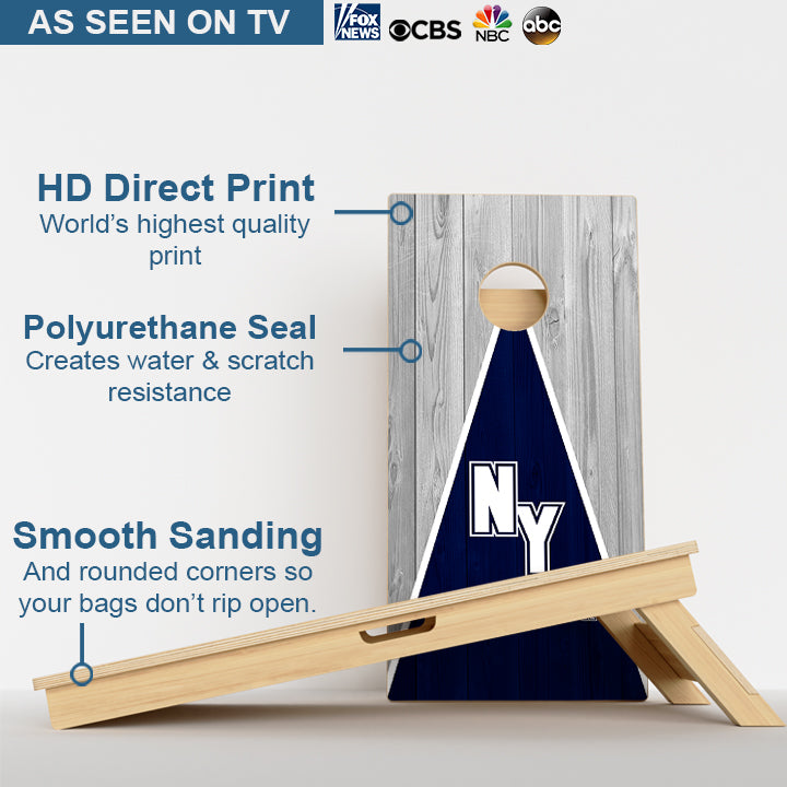 New York Baseball Professional Cornhole Boards