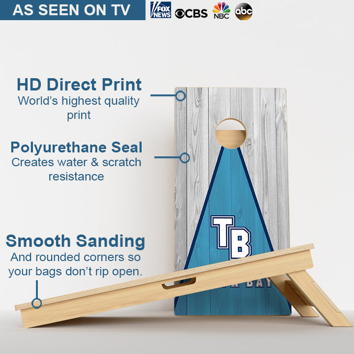 Tampa Bay Baseball Professional Cornhole Boards