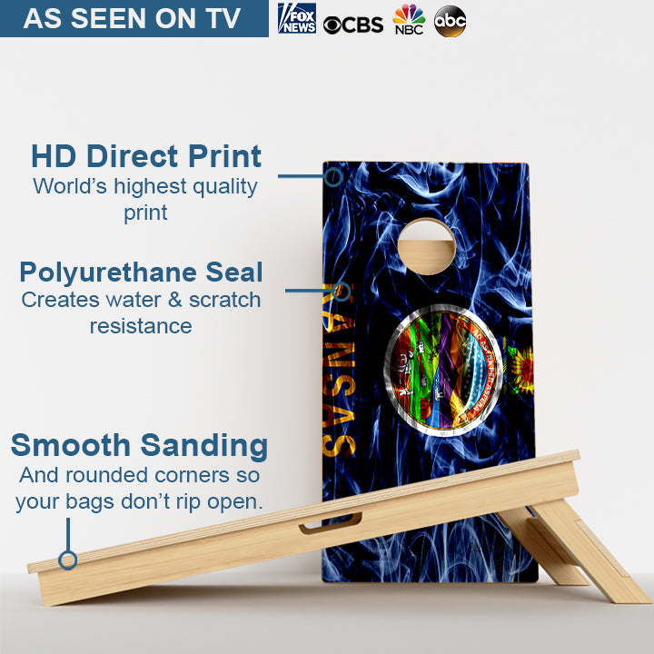 Kansas Flag Professional Cornhole Boards