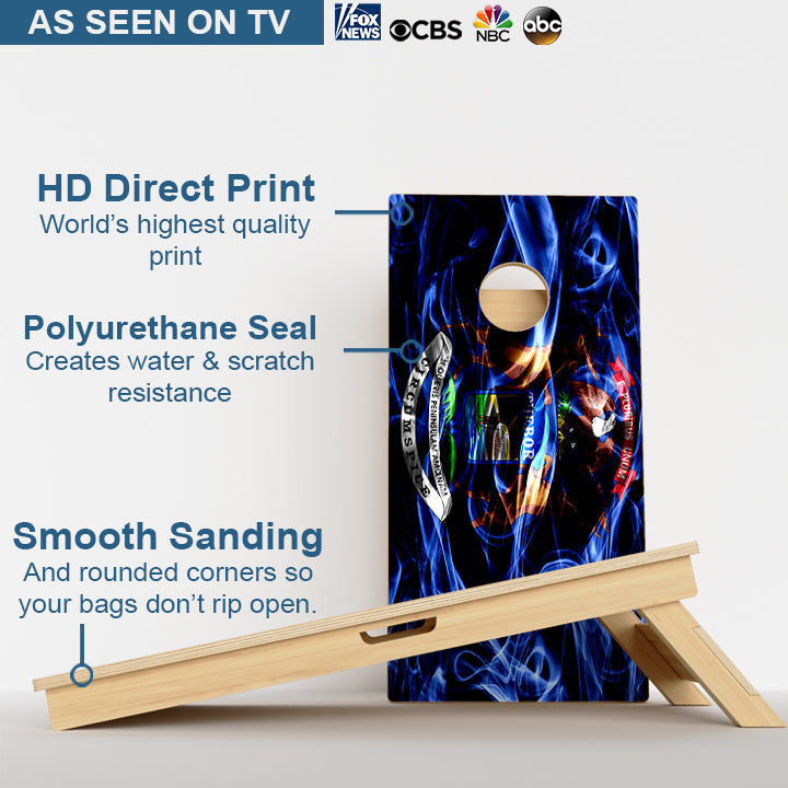 Michigan Flag Professional Cornhole Boards