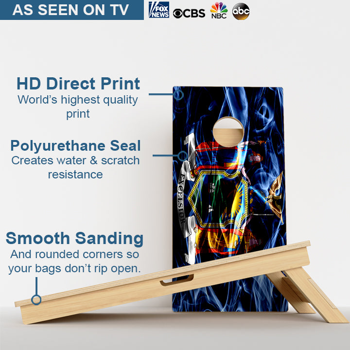 New York Flag Professional Cornhole Boards