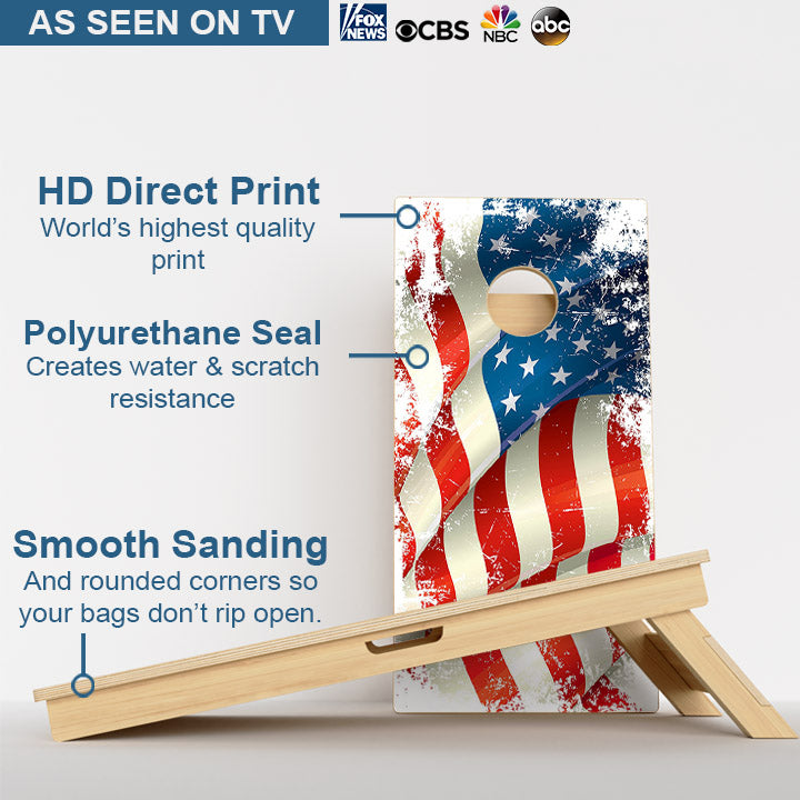 American Flag Professional Cornhole Boards