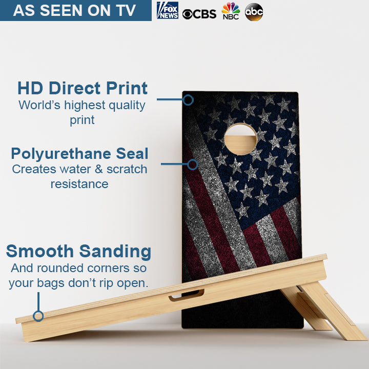 American Flag Professional Cornhole Boards